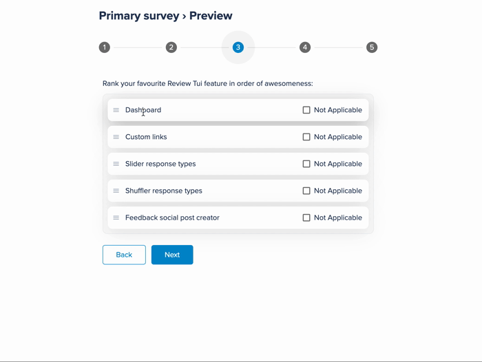 Review Tui customer feedback survey