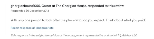 Should you ignore a bad review?