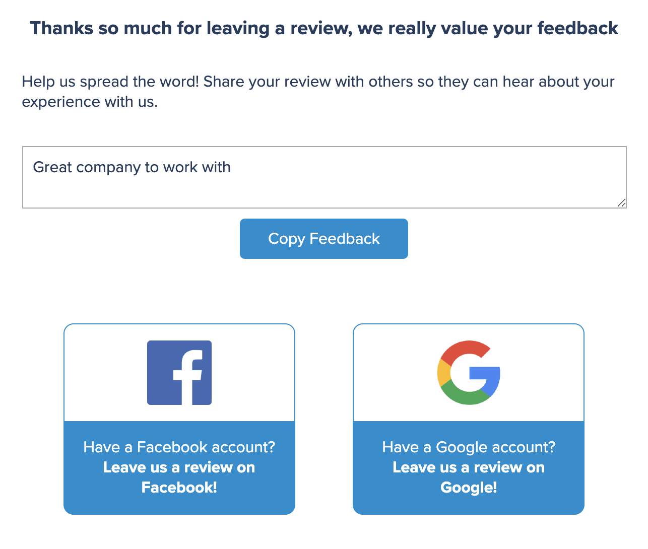Customer survey tools